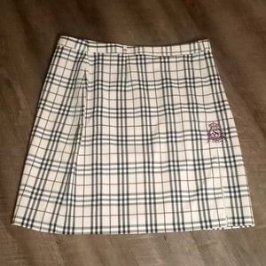 Plaid A-Line Skort